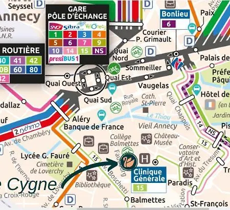 Savoie - Le Cygne Apartment Annecy